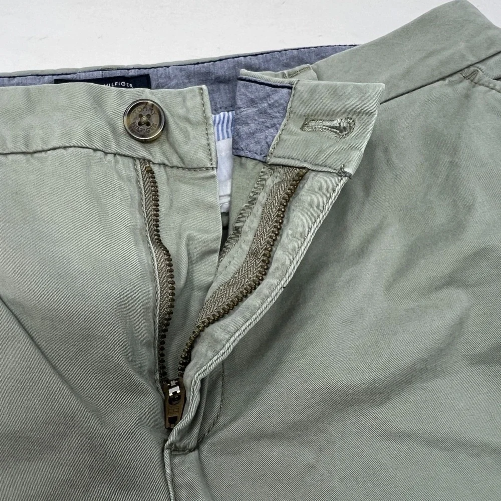 Tommy Hilfiger Ankle A La Cheville Pants Women's Light Olive Green Size 12